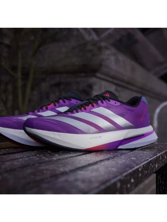 Adidas Adizero Boston 13 Purple Burst Silver Metallic JS4943 - Men\'s Size 10.5 main image 12